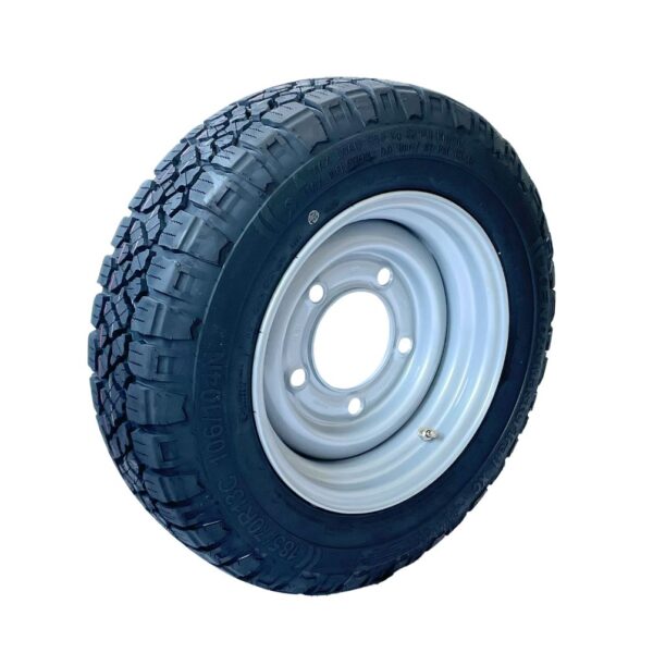 185/70 R13C komplet hjul – Ifor Williams 5 x 165,1 - Terrændæk
