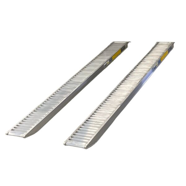 Rampesæt ALU 2650kg – 400×36 cm (Made in Italy)