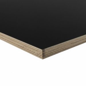 Finerplade PPL sort/hvid – 1525 x 2550 x 18 mm
