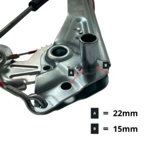 Alternative view of Håndbremsearm AL-KO 161S-251S (under)
